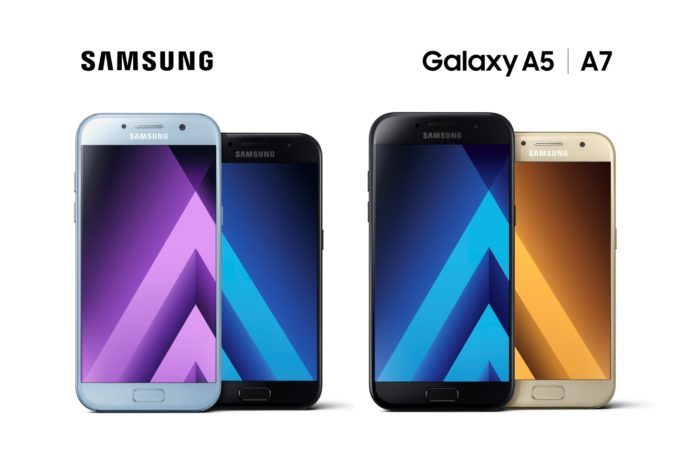 Samsung przedstawia najnowszą serię wysokiej klasy smartfonów z serii Galaxy A (w czterech stylowych kolorach).