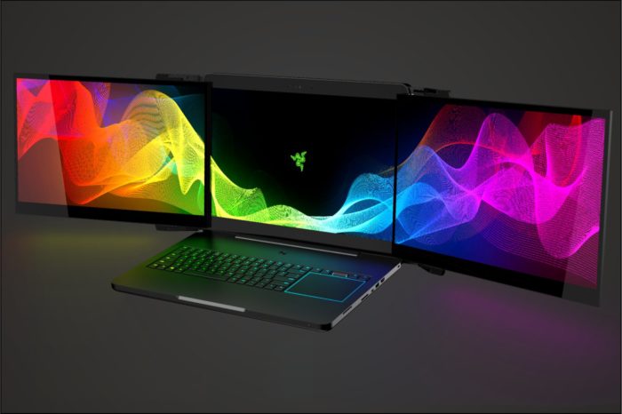 RAZER na CES 2017 ujawnia projekt VALERIE - Pierwszą na świecie koncepcję przenośnej platformy gamingowej z układem wielu monitorów.