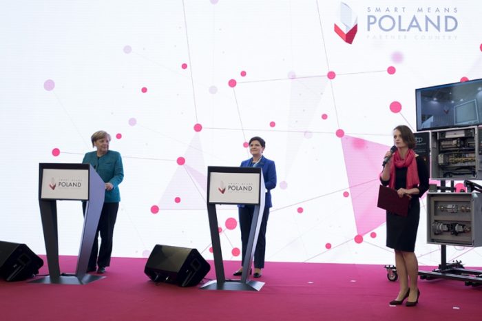 Premier Beata Szydło na targach „Hannover Messe 2017”: Chcemy skuteczniej konkurować na globalnym rynku.