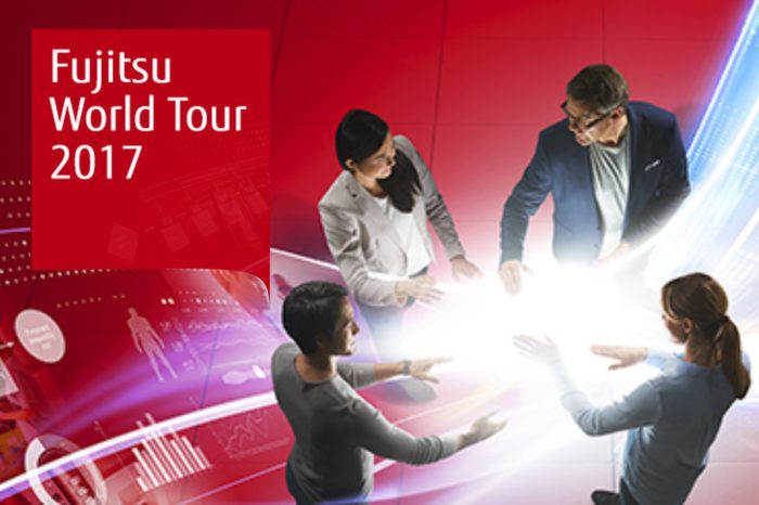 Współkreacja, łączenie wiedzy i doświadczeń to głównie idee innowacji w biznesie - konferencja Fujitsu World Tour 2017 w Warszawie.