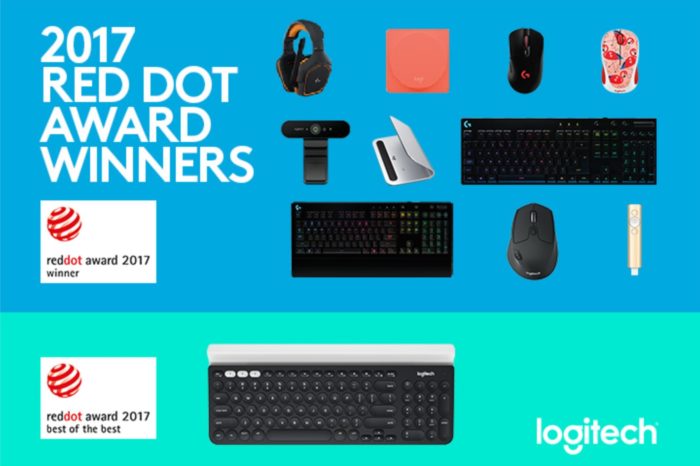 Logitech zdobył dziewięć nagród Red Dot 2017 Product Design Awards, wyrównując swój zeszłoroczny wynik.