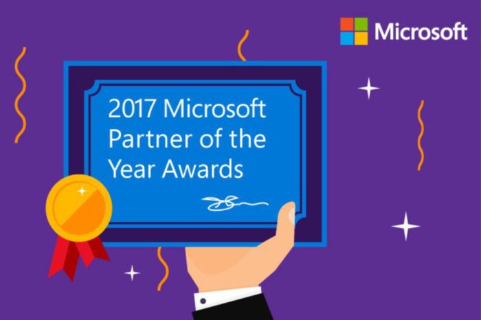 Polskie firmy Sagra Technology i Onex Group uhonorowane przez Microsoft tytułem Partnera Roku 2017 Microsoft w Polsce.