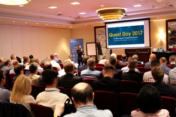 Konferencja Quest Day 2017 pod hasłem „4 krótkie lekcje z bezpieczeństwa IT” zorganizowana przez Quest Dystrybucja już za nami.