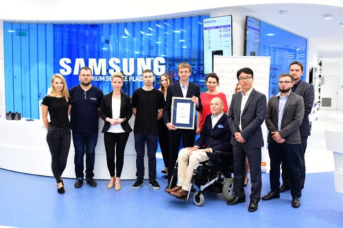 Samsung Premium Service Plaza - kolejny punkt obsługi klienta firmy Samsung, wyróżniony certyfikatem „Obiekt bez barier”.