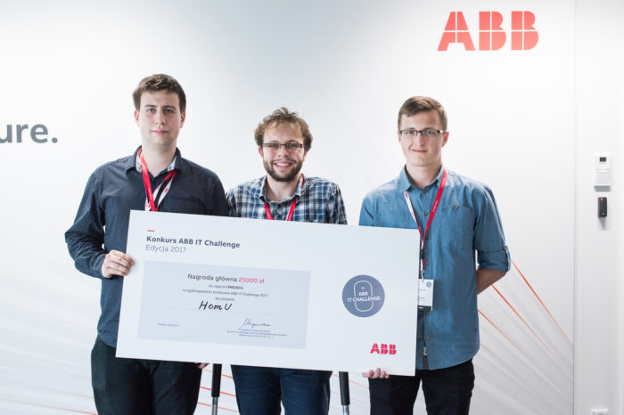 Finał 10 edycji ogólnopolskiego konkursu technologicznego ABB IT Challenge - Zwycięstwo studentów z Politechniki Łódzkiej.