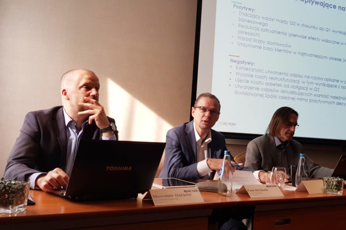 Wyniki GK ACTION S.A. za pierwsze półrocze 2017 - Efekty kosztowe nowej strategii GK ACTION przynoszą oczekiwane rezultaty.