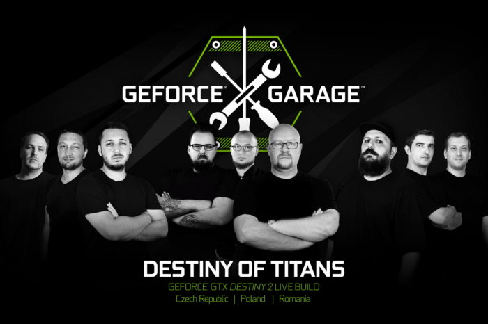 GeForce Garage: Destiny of Titans - Polska, Czechy i Rumunia, zaprezentują na żywo swoje umiejętności w modyfikacji komputerów nawiązujących do gry Destiny 2.