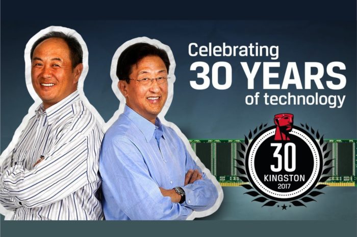 Kingston Technology lider wśród niezależnych producentów pamięci masowych, świętuje 30-lecie swojej działalności na rynku.