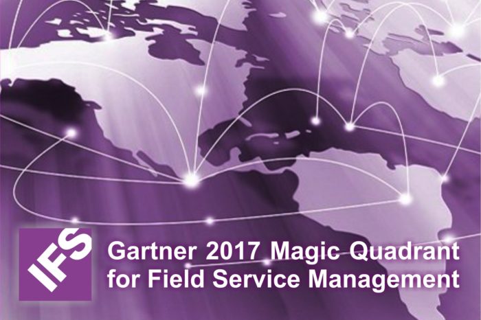 IFS liderem w raporcie „Gartner 2017 Magic Quadrant for Field Service Management” w kategorii zarządzania usługami serwisowymi w terenie.