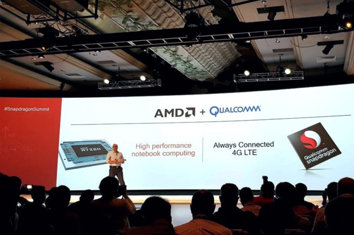 AMD ogłasza współpracę z Qualcomm Technologies - Procesory AMD Ryzen™ Mobile i modemy LTE Qualcomm® Snapdragon™ zapewnią łączność notebookom konsumenckim i biznesowym.