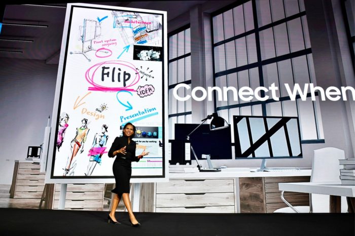 Samsung Flip – interaktywny cyfrowy flipchart, który wniesie nową jakość i zmieni oblicze spotkań biznesowych.