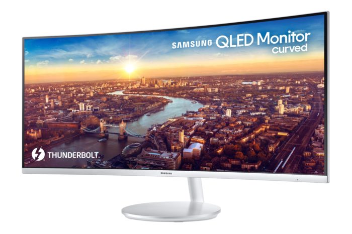 Samsung podczas targów CES 2018 w Las Vegas, zaprezentuje pierwszy zakrzywiony monitor QLED z portem Thunderbolt 3.