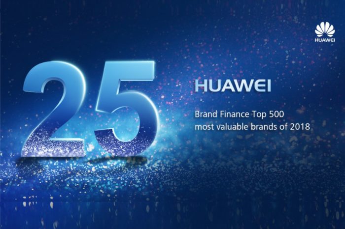 Huawei mocno w górę w rankingu najcenniejszych marek! Awans na 25. miejsce w prestiżowym Brand Finance Global 500 2018.