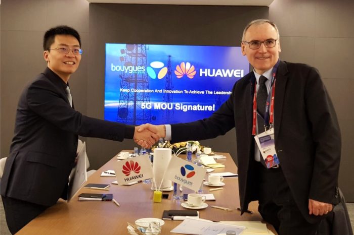 Huawei i Bouygues Telecom ogłosiły podczas tegorocznych targów MWC w Barcelonie współpracę na rzecz rozwoju sieci 5G - pierwsze testy sieci 5G we Francji.