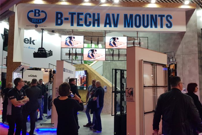 B-Tech AV - brytyjski producent i dostawca profesjonalnych rozwiązań montażowych dla branży AV od czerwca w ofercie ViDiS S.A.