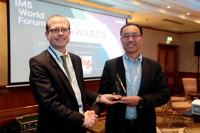 Huawei zdobywa dwie nagrody na IMS World Forum – za najlepsze rozwiązania IMS oraz najlepszą strategię rozwoju komunikacji 5G w czasie rzeczywistym.