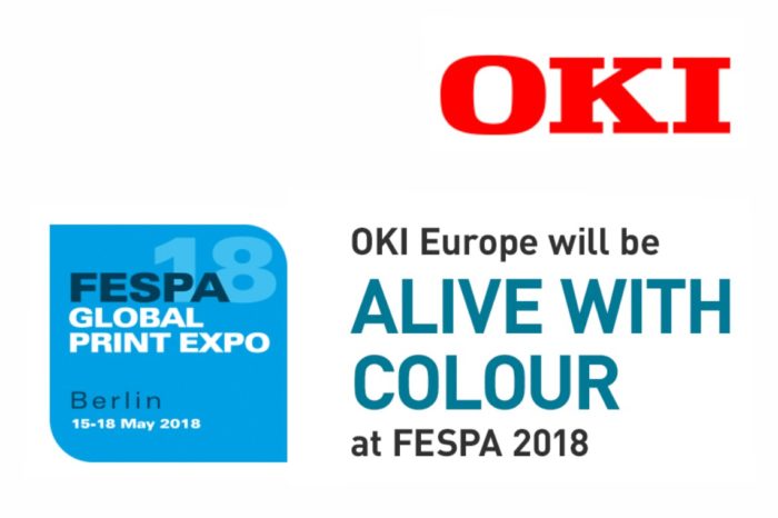 OKI Europe na targach FESPA 2018 pokaże wyjątkowe możliwości specjalistycznego, kolorowego druku ,,Print for Profit” jako Złoty Sponsor FESPA 2018.