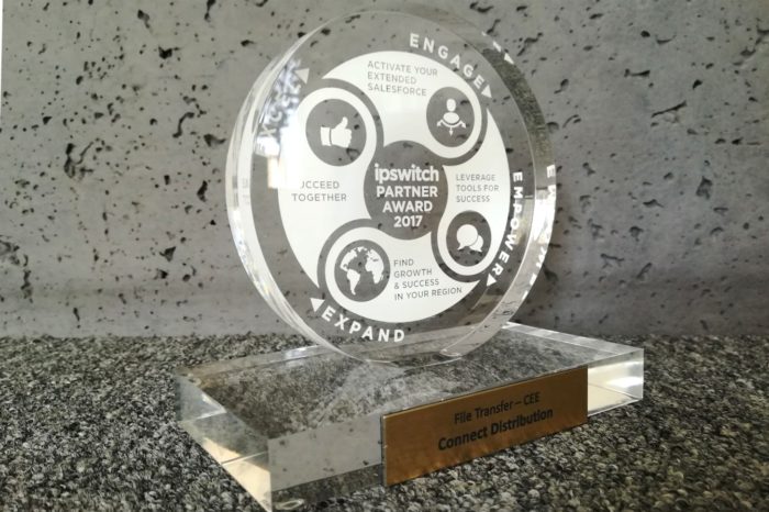 Connect Distribution uhonorowany nagrodą od Ipswitch za najlepsze wyniki finansowe w 2017 roku w regionie Central & Eastern Europe.