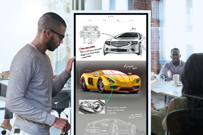 Samsung Flip w centrum spotkań biznesowych - Samsung Flip jest odpowiedzią na potrzeby współczesnych pracowników biurowych.