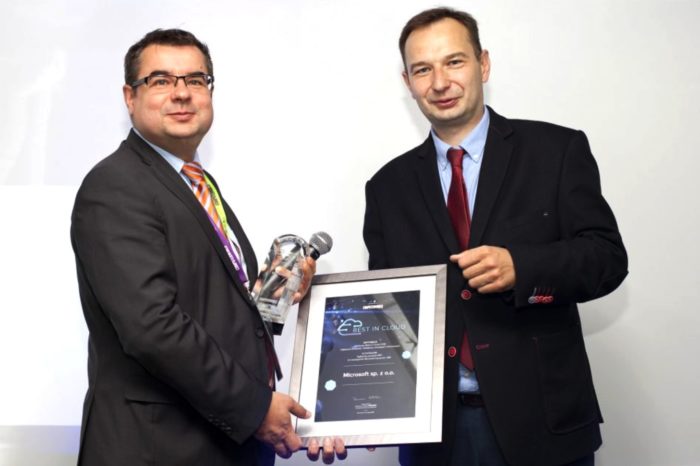 Microsoft odebrał dwie nagrody w konkursie „Best in Cloud 2018” - Microsoft Dynamics 365 w kategorii „Najlepszy system ERP” oraz chmura Microsoft Azure w kategorii „Wydajność i integracja”.