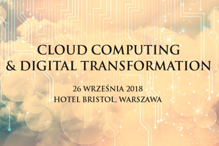Digitalizacja i technologia chmury bez tajemnic! - Executive Club zaprasza na debatę „Cloud Computing & Digital Transformation", która odbędzie się 26 września  2018 r. w hotelu Bristol w Warszawie.
