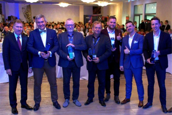 NEC podczas spotkania dla swoich partnerów biznesowych NEC Competence Days Pro AV Solutions uhonorował najlepszych, nagrodami NEC Awards 2018.