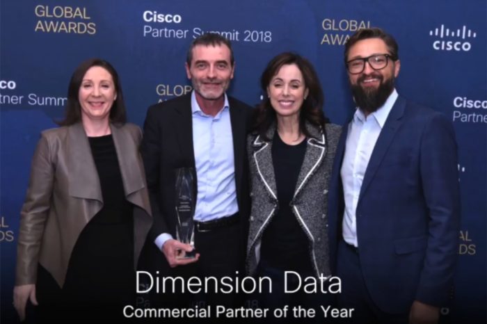 Dimension Data została uhonorowana przez Cisco, aż trzema nagrodami podczas globalnej konferencji Cisco Partner Summit Global 2018.