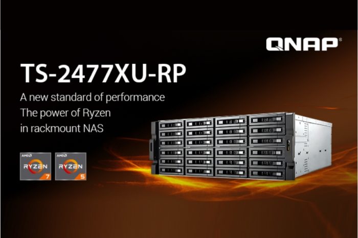 QNAP uzupełnia swoją linię NAS-ów rack TS-x77XU – prezentując model TS-2477XU-RP wyposażony w PCIe oraz obsługę iSER
