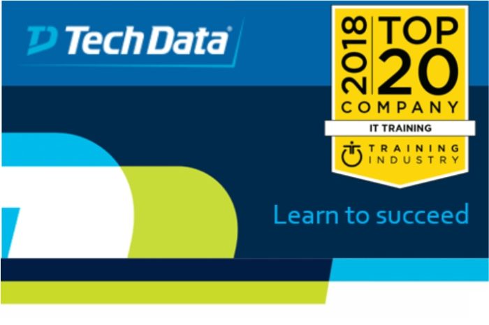 Tech Data siódmy rok z rzędu wśród 20 najlepszych firm szkoleniowych IT - Wyróżnienie uznaje światowej klasy ofertę edukacyjną i szkoleniową firmy.