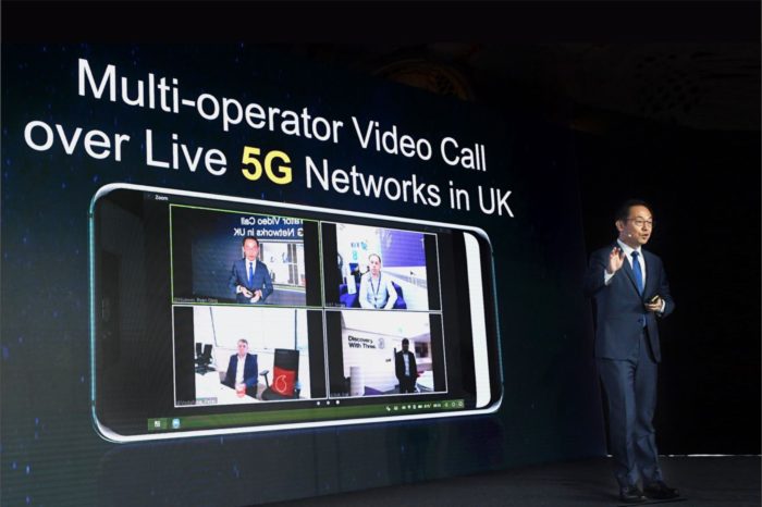 Huawei na spotkaniu poprzedzającym konferencję MWC 2019 w Londynie, oficjalnie ogłosił że trzej główni brytyjscy operatorzy tworzą pierwszy na świecie Multi-operator 5G Video Call.