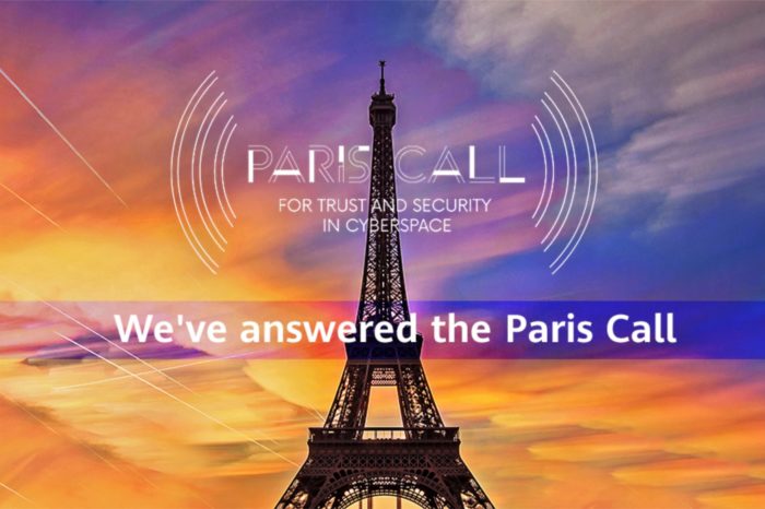 Huawei dołącza do społeczności Paris Call for Trust and Security in Cyberspace, by podnosić poziom bezpieczeństwa i zaufania w cyberprzestrzeni.