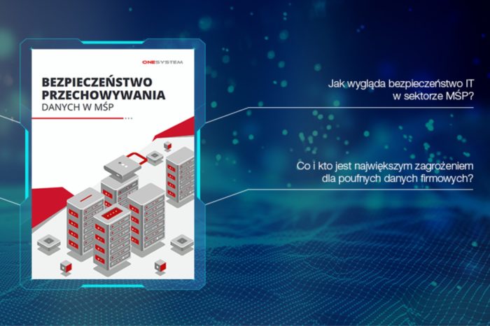 Jak małe i średnie firmy przechowują dane? Opublikowano wyniki z raportu „Bezpieczeństwo przechowywania danych w MŚP” przygotowanego na zlecenie One System.