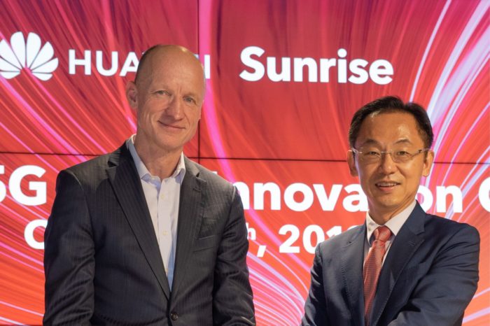 Sunrise i Huawei otwierają pierwsze w Europie, Centrum Innowacji 5G, wspólne centrum ma pomóc zbudować szwajcarski ekosystem 5G.