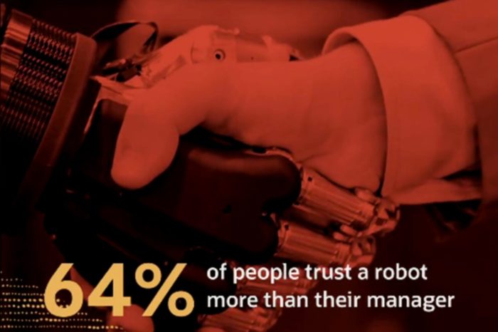 Jak sztuczna inteligencja zmienia relację między ludźmi a technologią w miejscu pracy, aż 64% ludzi bardziej ufa robotom niż swoim przełożonym?!