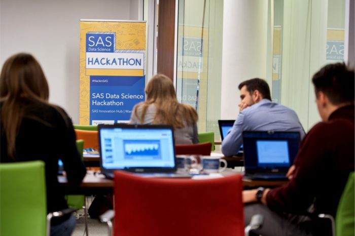 SAS zorganizował w SAS Innovation Hub w Warszawie, turniej analityczny dla studentów - SAS Data Science Hackathon.