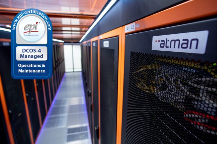 Atman z certyfikatem Data Centre Operations Standard firmy EPI. Warszawskie Centra Danych pierwszą firmą w Europie, która uzyskała certyfikację EPI-DCOS.