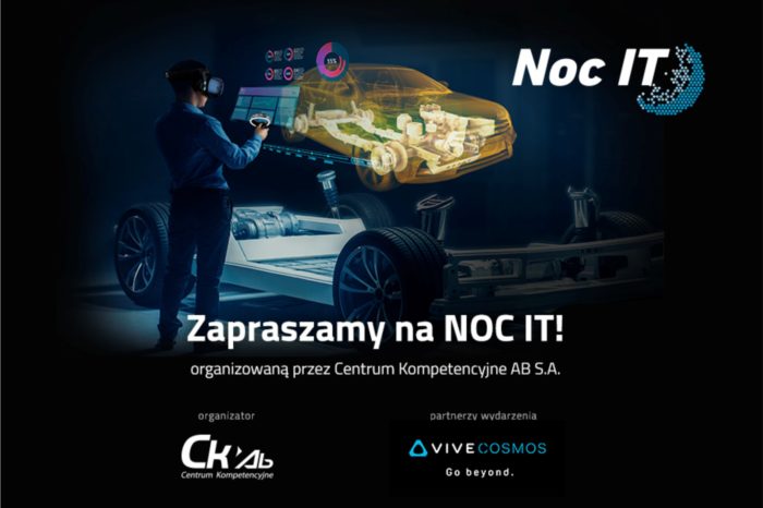 Wirtualna rzeczywistość jako niezwykle skuteczne narzędzie biznesowe – w jaki sposób wykorzystać VR w Twojej branży! Centrum Kompetencyjne AB zaprasza na NOC IT z Wirtualną Rzeczywistością (VR).