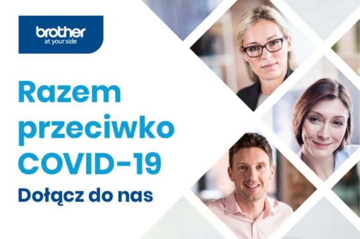 Brother uruchamia akcję „Razem przeciwko Covid-19 | Dołącz do nas”. Dealerzy, którzy od 14 kwietnia do 15 maja 2020 r. kupią dedykowane biznesowi modele Brother z dystrybucji, przyczynią się do wsparcia walki z epidemią koronawirusa.