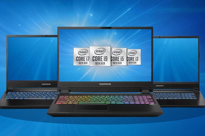 Hyperbook, polski producent laptopów, wprowadza do oferty maszyny oparte o procesory Intel Comet Lake-H oraz karty graficzne NVIDIA RTX Super.