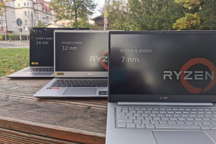 Ewolucja mobilnego procesora AMD Ryzen! Porównujemy trzy kolejne mobilne platformy AMD na przykładzie laptopów Acer Swift 3.