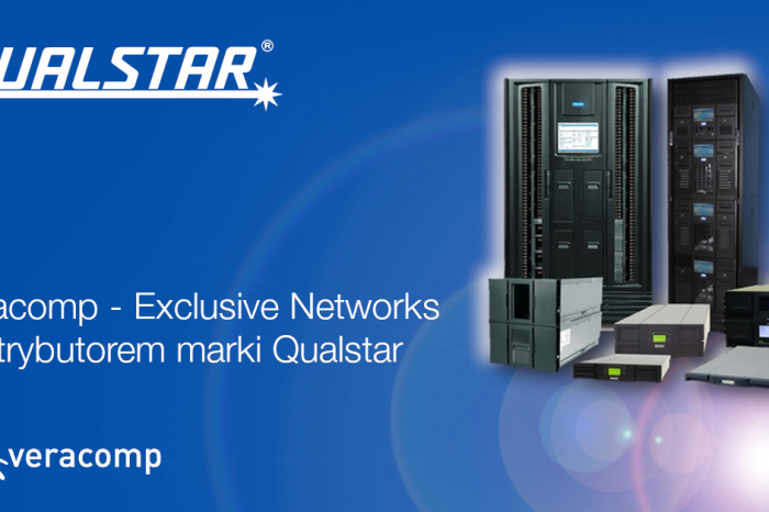 Veracomp – Exclusive Networks dystrybutorem marki Qualstar, producentem taśmowych pamięci masowych. Rozwiązania kalifornijskiej firmy trafią do 19 krajów w cegionie CEE.