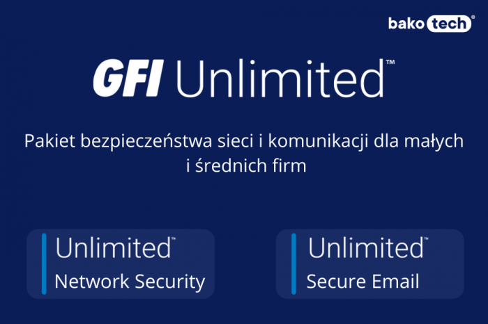 Wielowarstwowe rozwiązanie Network Security w Twoim portfolio? Czyli jak zapewnić kompleksową ochronę swoim klientom? Już 3 marca o godzinie 11:00 opowiedzą eksperci Bakotech oraz producenta GFI Software.