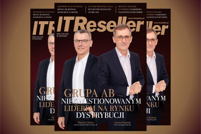 Najnowszy numer IT RESELLER nr. 337/2021 "Grupa AB - Niekwestionowanym liderem na rynku dystrybucji."
