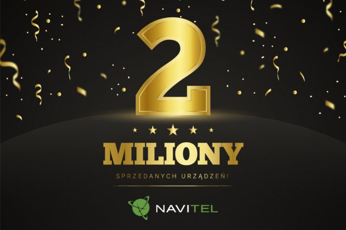 Navitel świętuje sprzedaż 2 milionów urządzeń w państwach Europy Środkowo-Wschodniej, firma zachowuje stabilną pozycję i pozostaje wśród liderów najchętniej kupowanych urządzeń w swojej kategorii.