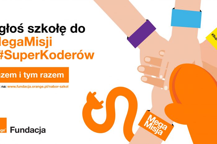Dziecko w cyfrowym świecie – jak mądrze uczyć o otaczającej nas technologii. Zgłoś szkołę do bezpłatnego programu edukacyjnego dla szkół, takiego jak MegaMisja i #SuperKoderzy prowadzonego przez Fundację Orange.