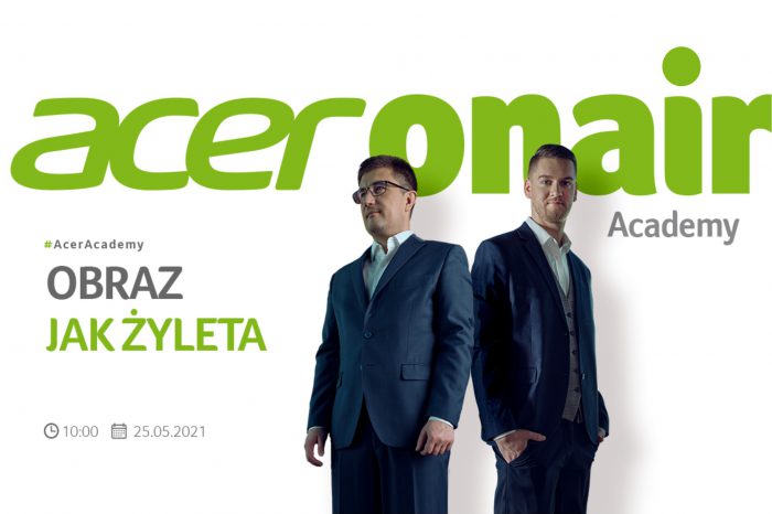 Obraz ostry jak żyleta? To możliwe! Acer zaprasza na webinar z nagrodam! Acer organizuje kolejny webinar z cyklu #AcerAcademy. Tym razem uczestnicy zdobędą wiedzę o najnowszych produktach ze świata projektorów Acer.
