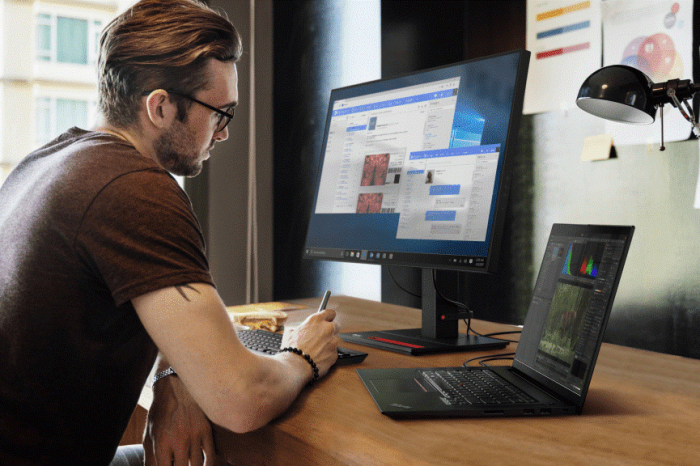 Większa moc i wydajność dzięki nowościom Lenovo z linii ThinkPad™ i ThinkVision w tym odświeżonej i ulepszonej technologicznie wersji laptopa ThinkPad X1 Extreme Gen 4.