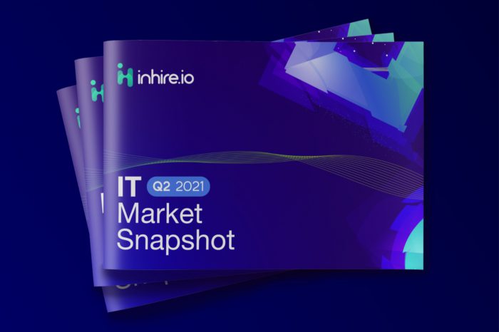 Pracodawcy wciąż poszukują doświadczonych specjalistów, dając jednocześnie szansę na rozwój juniorom, wynika z raportu inhire.io – IT MARKET SNAPSHOT Q2 2021.