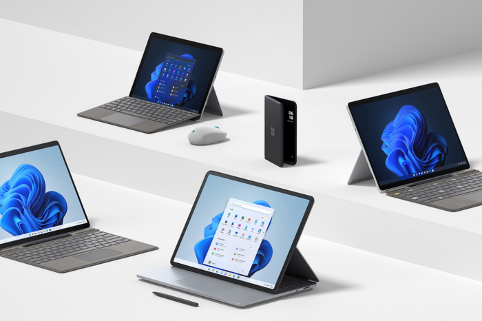 Microsoft pokazał nowe urządzenia z rodziny Surface oraz nowe akcesoria, w tym mysz rodem z... oceanu.
