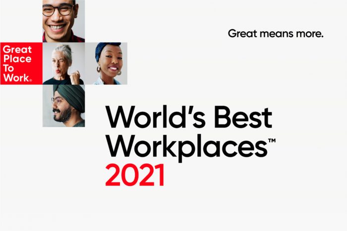 Great Place to Work® ogłosił tegoroczną listę Najlepszych Miejsc Pracy na świecie. Poznaliśmy 25 laureatów rankingu, którzy zostali wybrani spośród 10 000 firm.